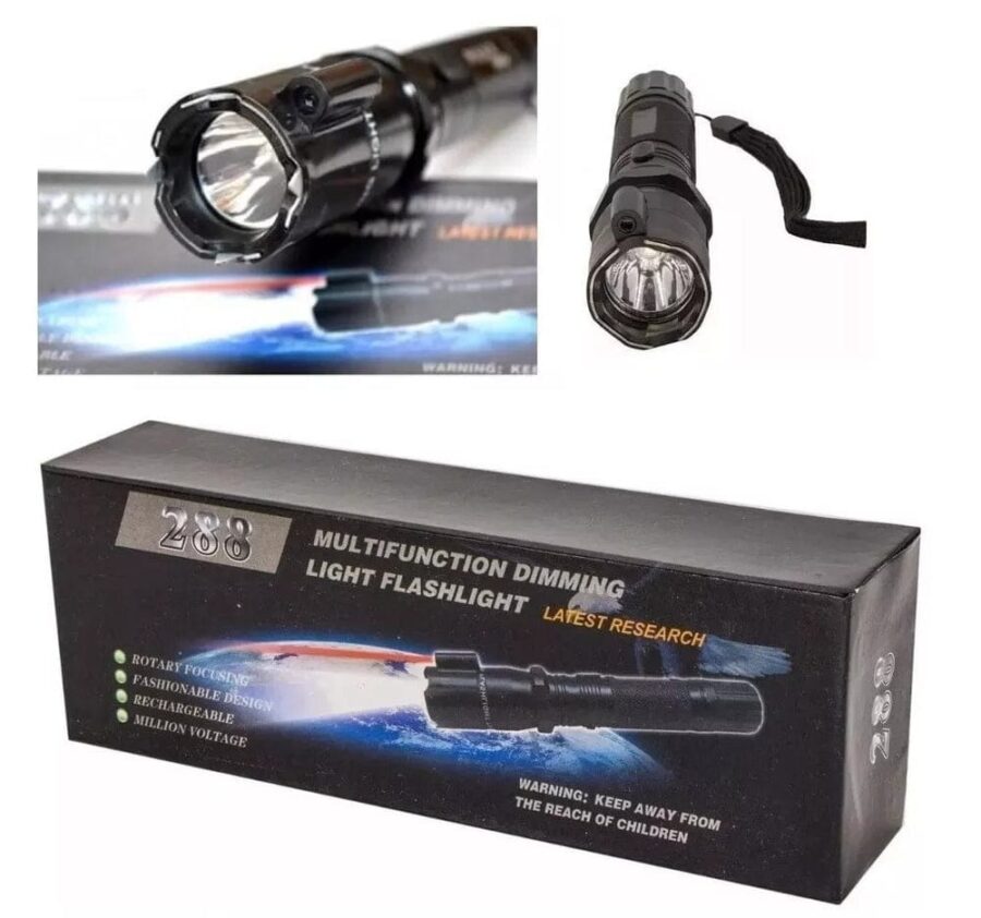 288 Flash Light Self defense Multifunction Flash Light Rechargeable flashlight With Laser