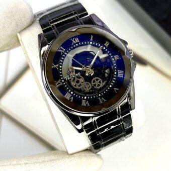 Aa1 Proking Men's Watch  Roman Number Dial black Chain Style strap