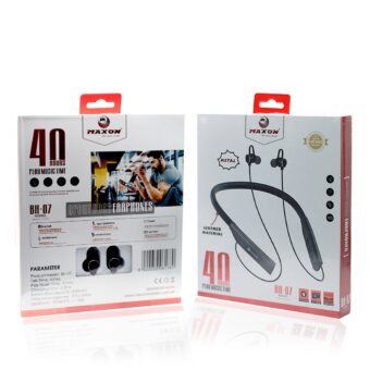 MAXON BH-07 Wireless Neckband / 40 Hours Play Time, 500 MAH Battery
