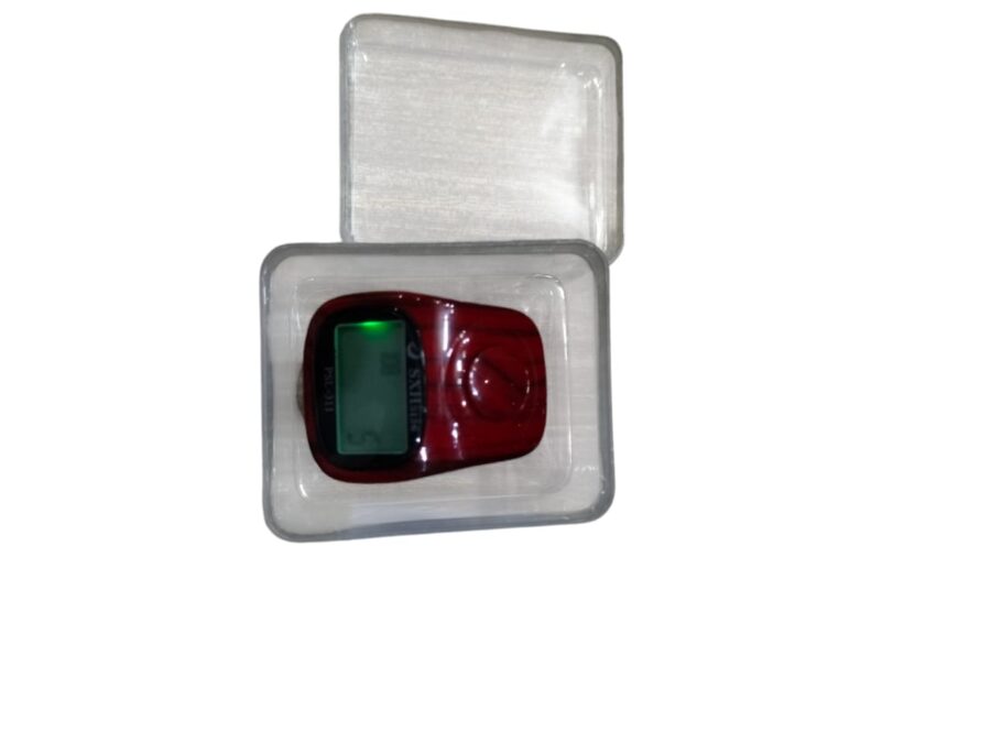 Digital Islamic Finger Tasbeeh LED, Beep Sound, Time Clock & Reset Button - Premium Quality Counter & Tasbeeh Digital Tally Counter ( Random Color ) - Image 5