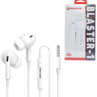 maxon B-01 Blaster Handsfree Best Quality Handsfree, High Stereo HD Sound (left and right)