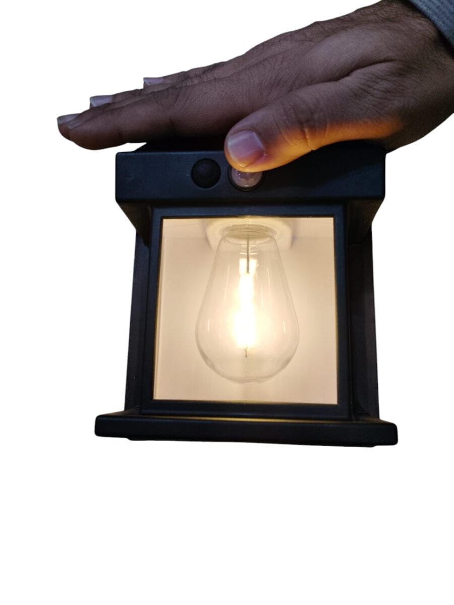 Solar Rechargeable Interaction Wall lamp BK-888 | Best Quality Wall Lamp | Waterproof Intelligent Induction Wall Lamp For Courtyard Garden Night Light - Image 9