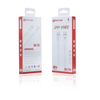 Maxon P-6C  C To C 60w Data Cable / High-Speed Data Transfer Fast Charging Cable