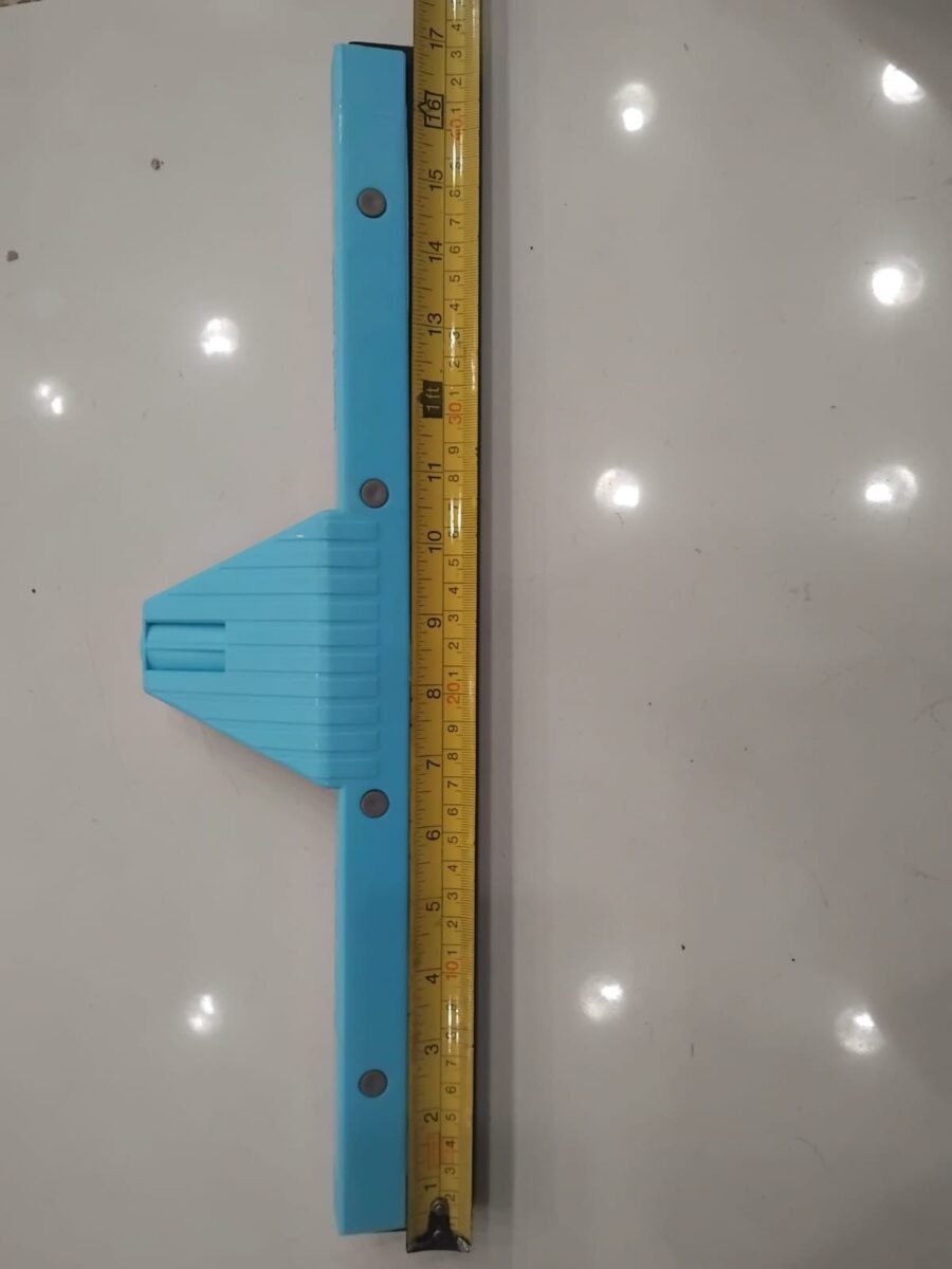 Long Handle Floor Wiper with Rubber Squeegee (Foldable Rod Pipes) - Image 2