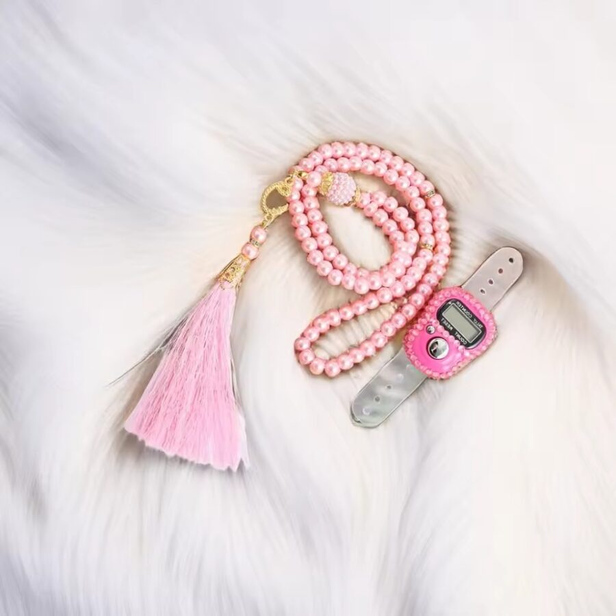 Tasbih and Digital Finger Counter Gift Set | Best Quality Gift Set | Digital Counter | Tasbih | ( Random Color ) - Image 4