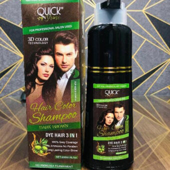 Quick Shine Hair Color Shampoo For Women And Men 200ml