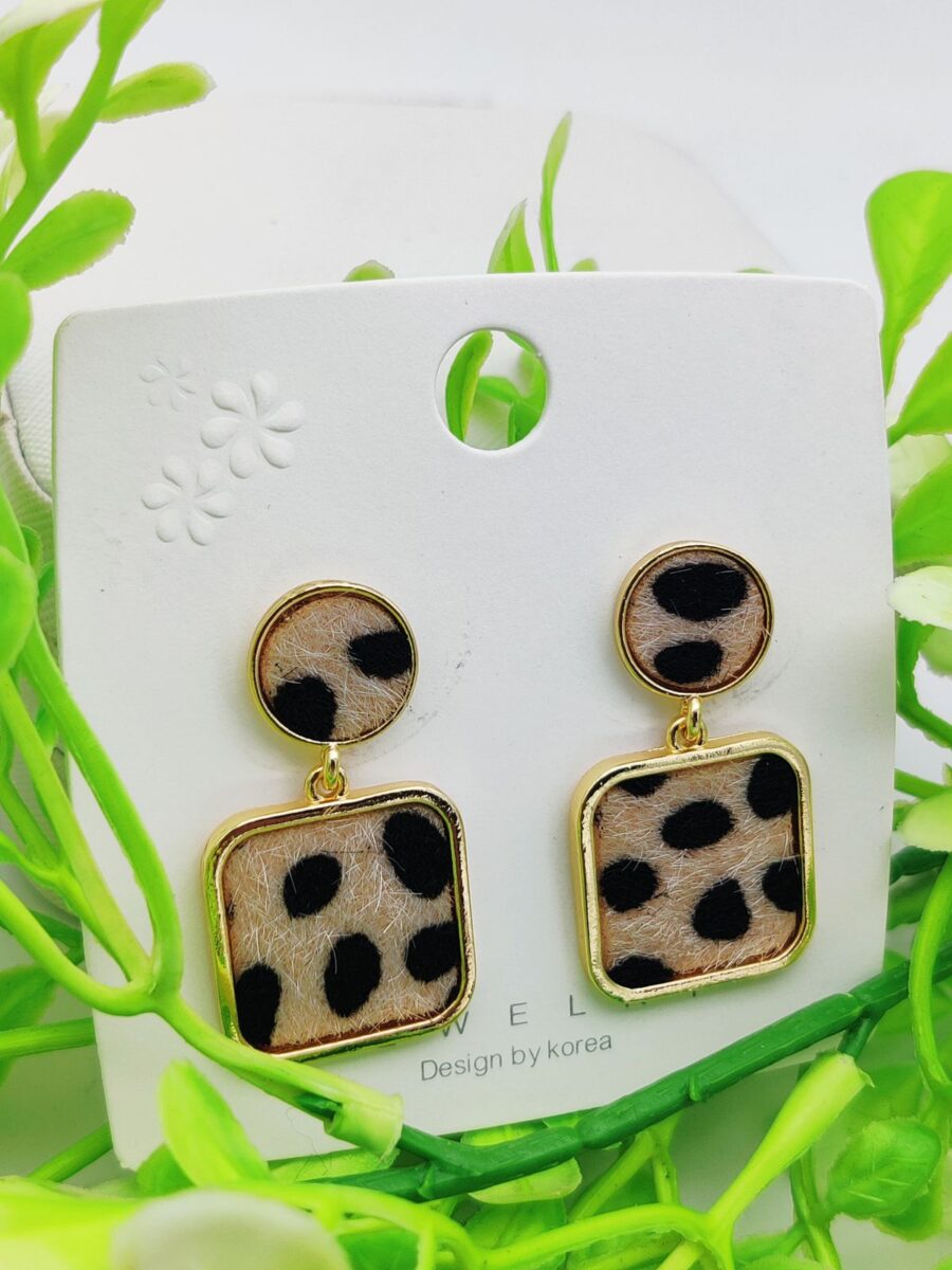 Imported Elegant Leopard Print Drop Earrings - Modern Statement Jewelry 🐆✨ | New Design Earrings For Girls & Womens - Image 3