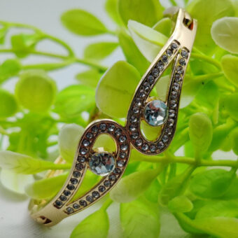 Imported Adjustable Infinity Charm Bracelet with Crystal Accents | Best Quality Artificial Bracelet For Girls & Women | Imported Glamour for Every Occasion