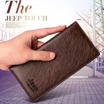 JEEP BULUO Brand Wallet Clutch Carteira Masculina Men Leather Men Wallets Business Brand Card Holder Purse | Men's Wallet