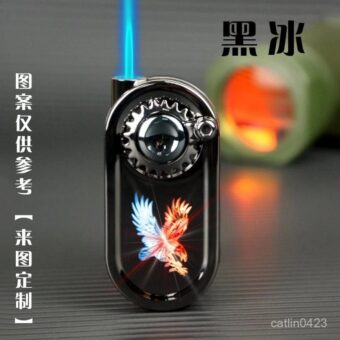 1 Piece Refillable Fancy Spinner Light Lighter | Best Quality Light Lighter | Lighter For Cigarette | Spinner Lighter Metal body