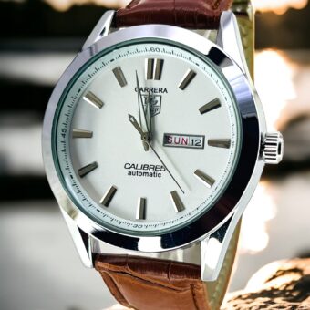 Carrera Calibre 5 - Luxury Swiss Watch With Leather Strap Mens Watch Wrist Watch | Best Quality Men Watch | Best Quality Analog Watch For Men