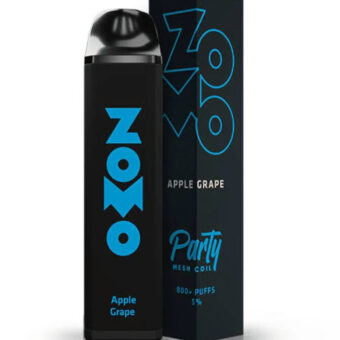 Zomo Party Mesh Coil Pod – 800 Puffs – 5% Nicotine – 2.6ML E-liquid – 500mAh Battery – Random Flavour | Vape For Smokers | Pod For Smoking ( Random Flavor )(Without Display)