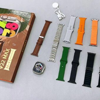 14 In 1 V22 Max Ultra Watch With 14 Strap | Best Quality Smartwatch (Random color)