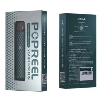 Uwell Popreel N1 Pod System Kit 520mAh 2ml + Strawberry Flavour | Best Quality Pod/Vape/E-Cigarette ( Random Color )( Without Display )