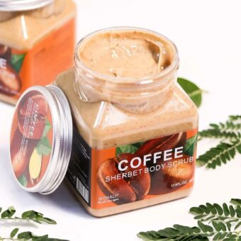 WOKALI Coffee Sherbet Body Scrub 350ml-WKL692 - Exfoliating & Hydrating Coffee Scrub