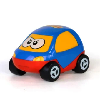 Car with Eyes Blue Baby funny toy car stylish and unique