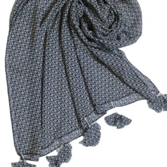 Chiffon Dill Printed Stoller / Scarf (design 9)