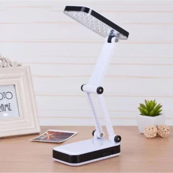 DP Led Light Rechargeable and Fashionable Folding Design SMD LED Desk Lamp Led Dual Purpose  (random color)