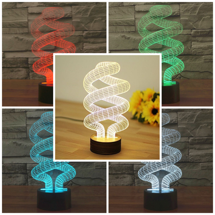 3D Amazing Optical Illusion LED Light Night Table Lamp