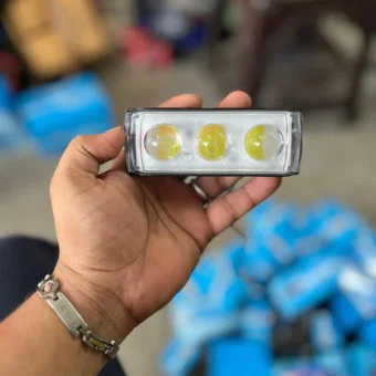 3 Lens Dolphin Projector LED Light for bikers and Cars (1 pc)