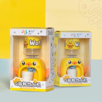 Mini Cute Simulation Duck Water Dispenser Set Toy – Educational Playhouse Drinking Fountain Toy for Kids | Pretend Play Furniture Gift - Random Color - Image 6