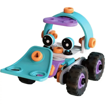 DIY Soft Rubber Building Puzzle Truck Toy Set for Kids – Creative 3D Assembly Construction Vehicle Toy with Flexible Pieces, Safe Educational STEM Learning Toy for Toddlers and Children - Random Color - Image 3