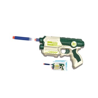 Plastic Soft Bullet Gun Toy | Best Quality Toy For Kids -  Soft Bullet Shooting Gun - Random Color - Image 2