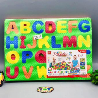 Alphanumeric Puzzle Play Mat 35x22cm Tile Of Number | Best Quality Game For Kids - Random Color  - Image 5