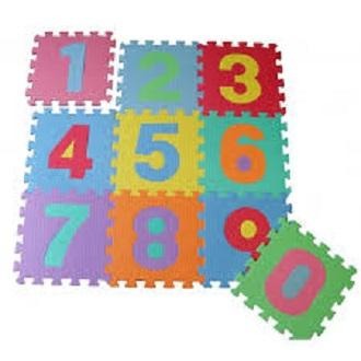 10PCS Soft Foam Number Puzzle Mat for Kids – Interlocking Educational Play Mat with Numbers 0–9 – Colorful EVA Foam Floor Tiles for Toddlers, Baby Play Area, Learning & Indoor Fun