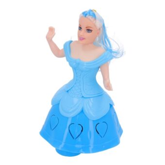 Magical Twirling Light-Up Dancing Princess Doll Toy with Music, Rotating Dress & LED Lights – Enchanting Ballerina Fairy Doll for Girls Aged 3+, Perfect Birthday Gift & Holiday Surprise - Random Color - Image 4