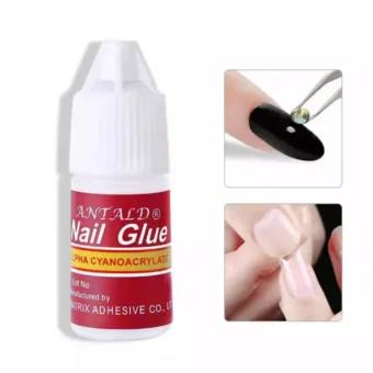 2 in 1 Eyelashes Glue & Nail Glue, Eyelashes and Nails Glue Pack | Best Quality Glues For Eyelashes & Nails | 2 in 1 Glue Set - Image 3