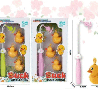 Baby Bath Duck Fishing Game Set – Floating Ducks with Fishing Rods for Toddlers, Fun Water Play Toy for Bathtime, Early Learning & Hand-Eye Coordination – Safe & Colorful Bath Toy