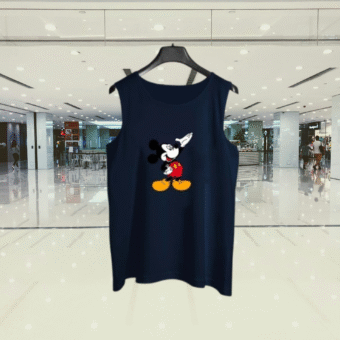 Mickey Mouse Sando tank top for Men Workout Tank top gym shirts for men | Sleeve-Less Shirt - Image 3