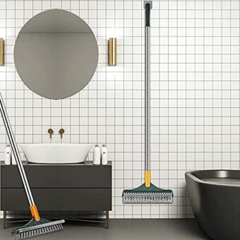 2 in 1 Floor Cleaning Brush Bathroom Tile Windows Floor Cleaning Brush with 120° Rotatable Head - Multipurpose Bathroom Floor Cleaning Brush - Floor Brush Scrubber - Without Box - Image 4