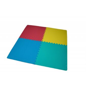 4 PCS MultiColor Puzzle Playmat for Kids – Soft Interlocking Foam Floor Mats for Play Area, Baby Crawling, and Toddler Safety – Colorful EVA Foam Tiles for Indoor Playroom or Nursery Flooring 2ftx2ft 9mm - Image 5