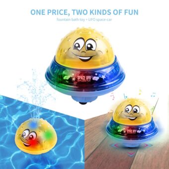 Refasy Children Bath Toys Automatic Water Spray Bathtub Toy for Kids Infant - Spray Ball - Image 5