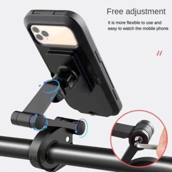 Waterproof Magnetic Bicycle Mobile Phone Holder – 360° Rotation - Image 13