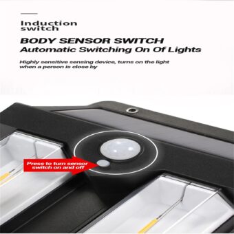 Solar Sensor Light | Solar Interaction Wall Lamp with Warm Light | Outdoor Waterproof Wall Mounted Lights for Garden - Image 4