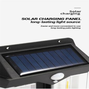 Solar Sensor Light | Solar Interaction Wall Lamp with Warm Light | Outdoor Waterproof Wall Mounted Lights for Garden - Image 3