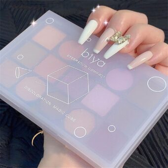 Biya Makeup High Pigmented Eyeshadow Palette Makeup Cosmetics 15 Colors Powder Glitter Eyeshadow Palette - Image 4