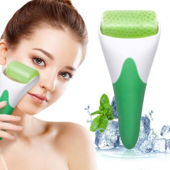 MARZAHAR Ice Roller for Face & Eye Puffiness Relief, Cold Gel Ice Face Roller Massager - Ice Roller Cool Roller For Face Eye Body Facial Shaping Anti Wrinkle Ice Roller Massager Smooth Skin ( Random Color )