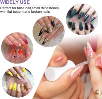 Nail Glue Strong Glue for Nail Polish, Soft Adhesive Nails, No Damage to Nails and Cuticles - Image 4