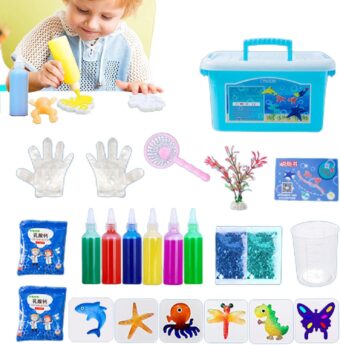 Handmade Water Toys Water Elf Set Ocean   - Magic Water Toy Kit - Shape Mold Handmade Water Elves Toy, Marine Life Creature Toys for Kids