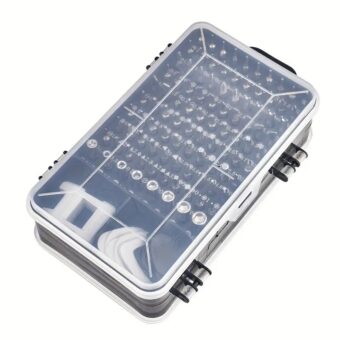 115-in-1 Precision Magnetic Screwdriver Set – Stainless Steel Flat Head Repair Tool Kit for Phones, Computers, Laptops, Watches, Eyeglasses, and Other Electronics - Tool Kit - Image 11