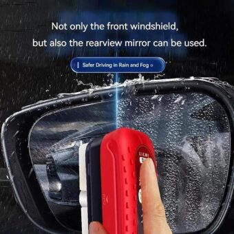 Universal Glass Cleaner,Clear Vision Car Glass Oil Film Cleaner Brush for Windshield