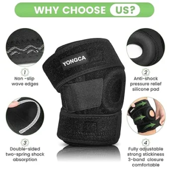 Adjustable Knee Cap Support kneepad Adjustable Sports Leg Knee Brace Wrap knee protector - Image 3