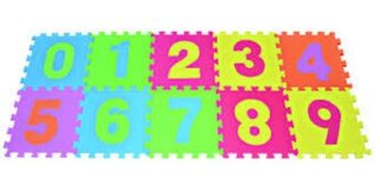 10PCS Soft Foam Number Puzzle Mat for Kids – Interlocking Educational Play Mat with Numbers 0–9 – Colorful EVA Foam Floor Tiles for Toddlers, Baby Play Area, Learning & Indoor Fun - Image 3