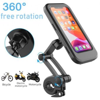 Waterproof Magnetic Bicycle Mobile Phone Holder – 360° Rotation - Image 5