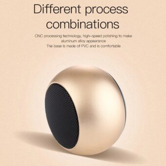 Mini Portable Wireless Bluetooth & Rechargeable Speaker - Wireless Bluetooth Mini Speaker With Card Slot (Random color) - Image 6