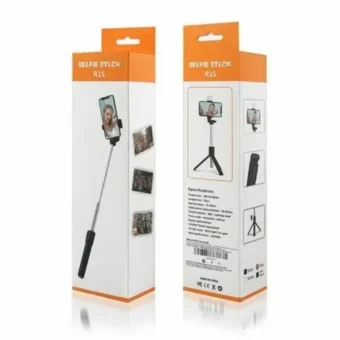 Selfie Stick Tripod R1S Bluetooth Remote Control Tripod Selfie Stick New Model with Wireless Remote Shutter Compatible with All Cell Phones
